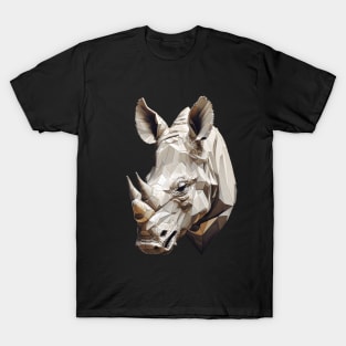 Beautiful geometric rhino head T-Shirt